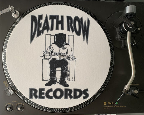 Death Row Records White Felt Slipmat